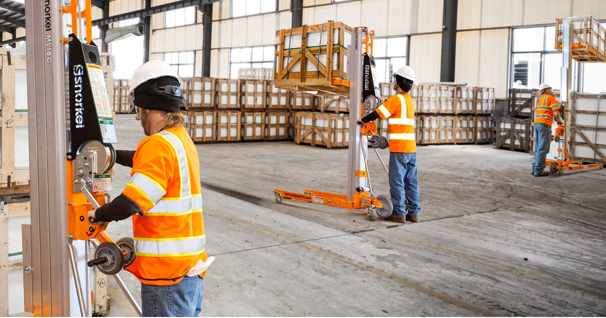 Snorkel Material Lifts Ahern Ireland